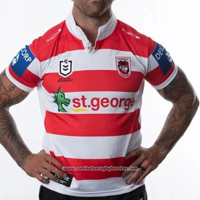 Camiseta St George Illawarra Dragons Rugby 2021 Entrenamiento